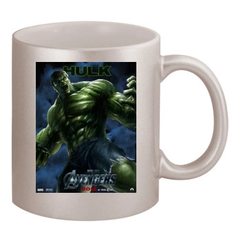 The Avengers (2012) 11oz Metallic Silver Mug