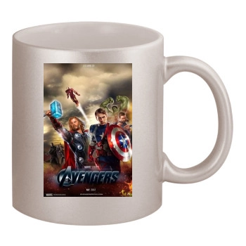 The Avengers (2012) 11oz Metallic Silver Mug