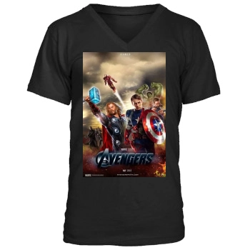 The Avengers (2012) Men's V-Neck T-Shirt