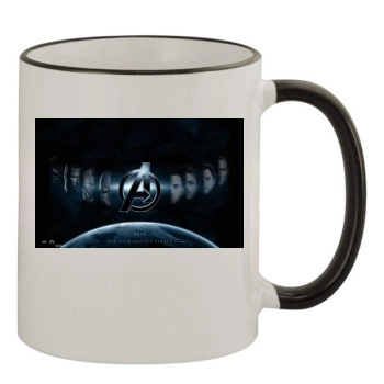 The Avengers (2012) 11oz Colored Rim & Handle Mug