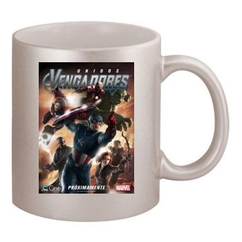 The Avengers (2012) 11oz Metallic Silver Mug