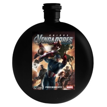 The Avengers (2012) Round Flask