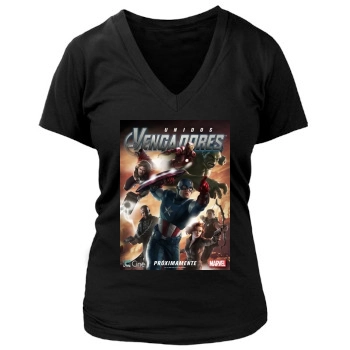 The Avengers (2012) Women's Deep V-Neck TShirt