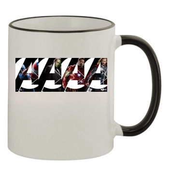 The Avengers (2012) 11oz Colored Rim & Handle Mug