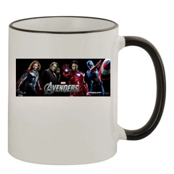 The Avengers (2012) 11oz Colored Rim & Handle Mug