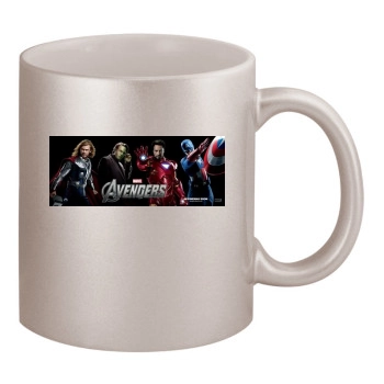 The Avengers (2012) 11oz Metallic Silver Mug