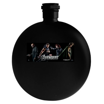 The Avengers (2012) Round Flask