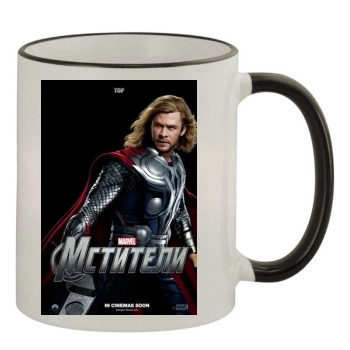 The Avengers (2012) 11oz Colored Rim & Handle Mug