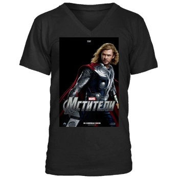 The Avengers (2012) Men's V-Neck T-Shirt