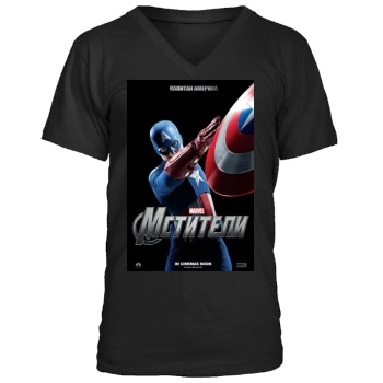 The Avengers (2012) Men's V-Neck T-Shirt