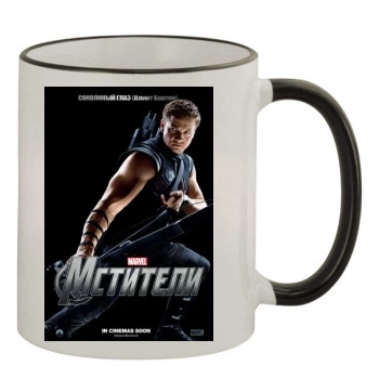 The Avengers (2012) 11oz Colored Rim & Handle Mug