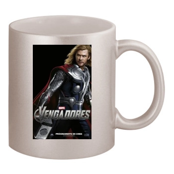 The Avengers (2012) 11oz Metallic Silver Mug