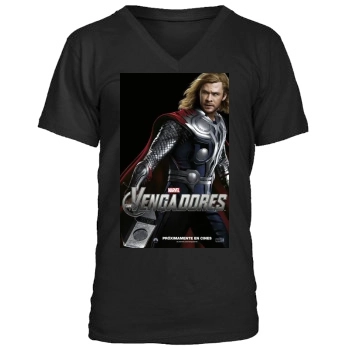 The Avengers (2012) Men's V-Neck T-Shirt