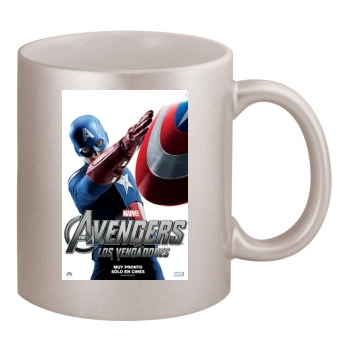 The Avengers (2012) 11oz Metallic Silver Mug