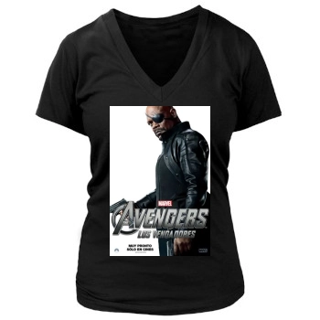 The Avengers (2012) Women's Deep V-Neck TShirt