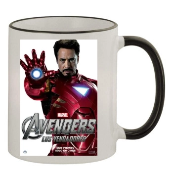 The Avengers (2012) 11oz Colored Rim & Handle Mug