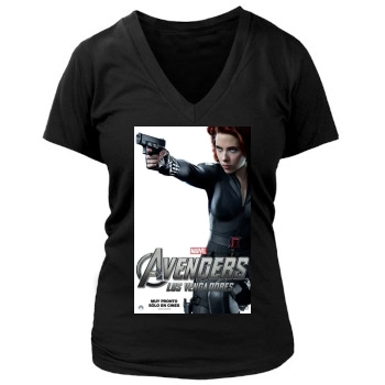 The Avengers (2012) Women's Deep V-Neck TShirt