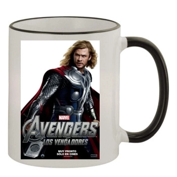 The Avengers (2012) 11oz Colored Rim & Handle Mug