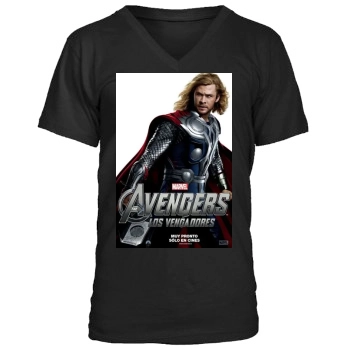 The Avengers (2012) Men's V-Neck T-Shirt