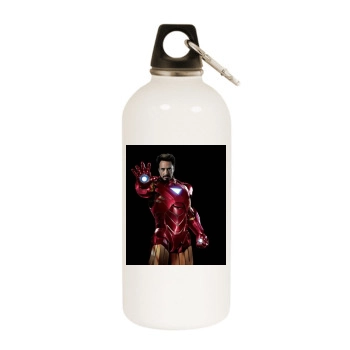 The Avengers (2012) White Water Bottle With Carabiner