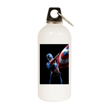 The Avengers (2012) White Water Bottle With Carabiner