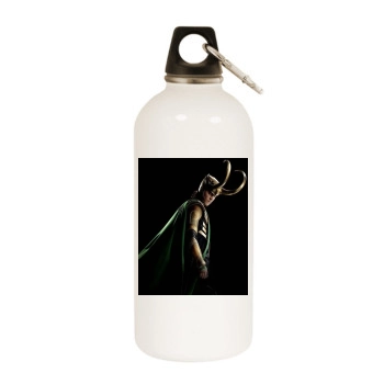 The Avengers (2012) White Water Bottle With Carabiner