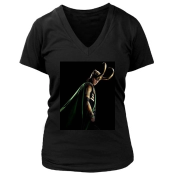 The Avengers (2012) Women's Deep V-Neck TShirt