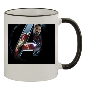 The Avengers (2012) 11oz Colored Rim & Handle Mug