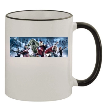 The Avengers (2012) 11oz Colored Rim & Handle Mug