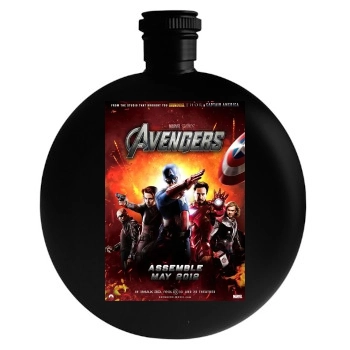 The Avengers (2012) Round Flask