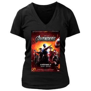 The Avengers (2012) Women's Deep V-Neck TShirt