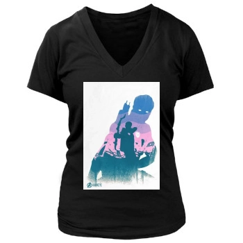 The Avengers (2012) Women's Deep V-Neck TShirt