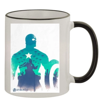 The Avengers (2012) 11oz Colored Rim & Handle Mug