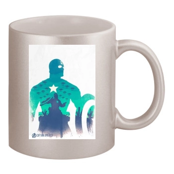 The Avengers (2012) 11oz Metallic Silver Mug