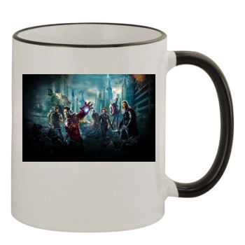 The Avengers (2012) 11oz Colored Rim & Handle Mug