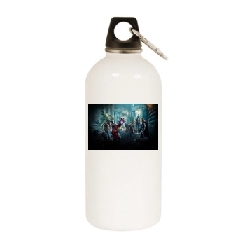 The Avengers (2012) White Water Bottle With Carabiner