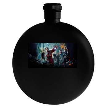 The Avengers (2012) Round Flask