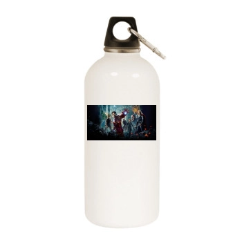 The Avengers (2012) White Water Bottle With Carabiner