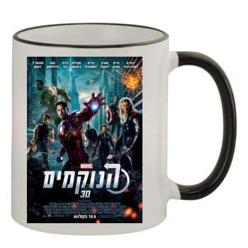 The Avengers (2012) 11oz Colored Rim & Handle Mug