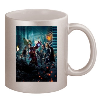 The Avengers (2012) 11oz Metallic Silver Mug