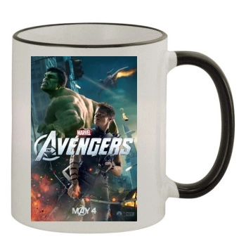 The Avengers (2012) 11oz Colored Rim & Handle Mug