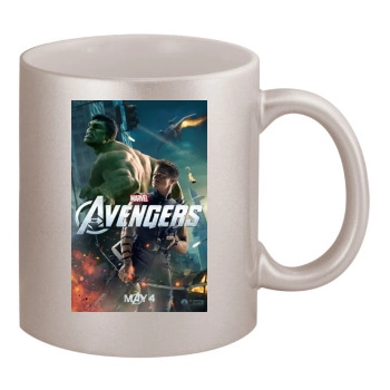 The Avengers (2012) 11oz Metallic Silver Mug