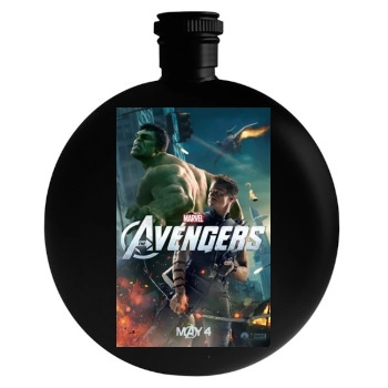 The Avengers (2012) Round Flask