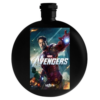 The Avengers (2012) Round Flask