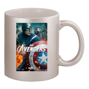 The Avengers (2012) 11oz Metallic Silver Mug