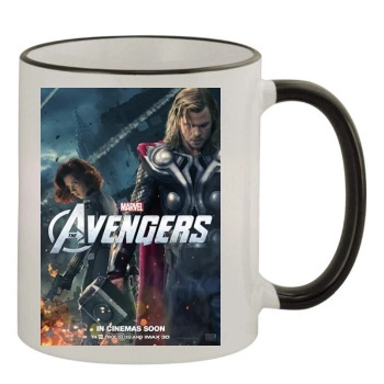 The Avengers (2012) 11oz Colored Rim & Handle Mug