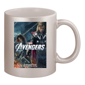 The Avengers (2012) 11oz Metallic Silver Mug