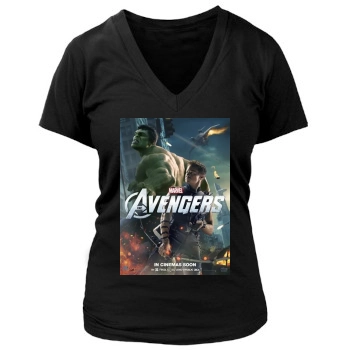 The Avengers (2012) Women's Deep V-Neck TShirt