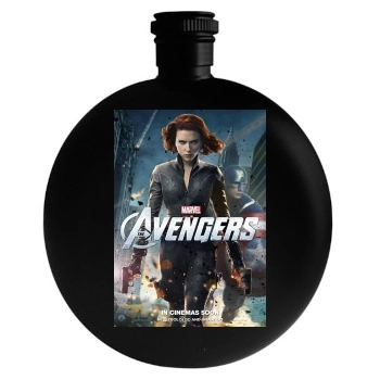 The Avengers (2012) Round Flask