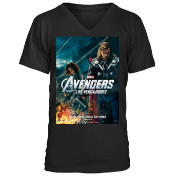 The Avengers (2012) Men's V-Neck T-Shirt